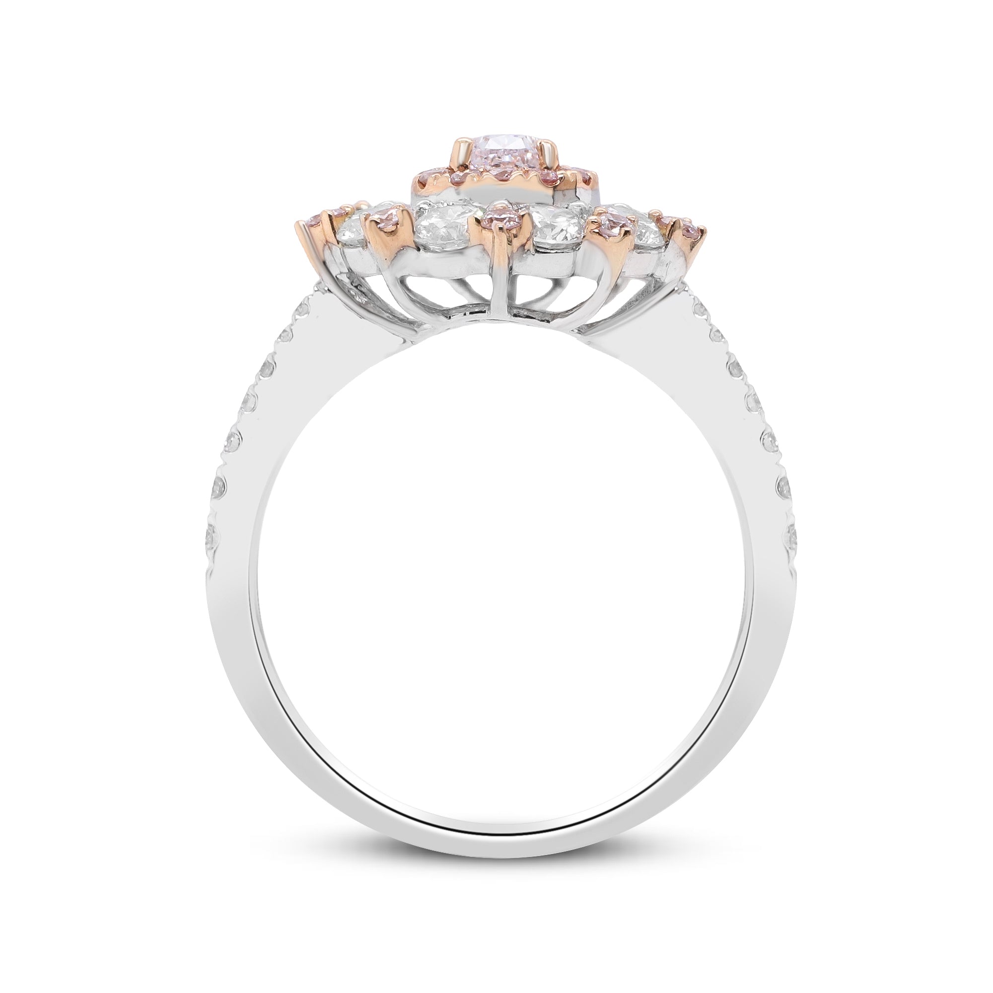 A Love Like No Other – 18K Two-Tone Pink Diamond Ring