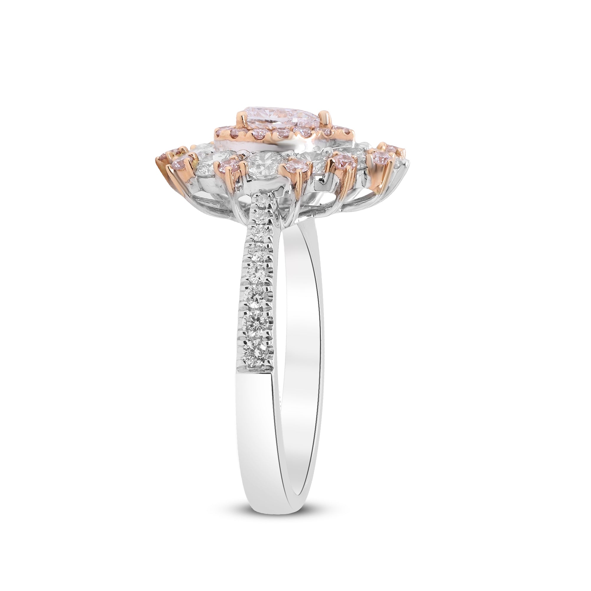 A Love Like No Other – 18K Two-Tone Pink Diamond Ring
