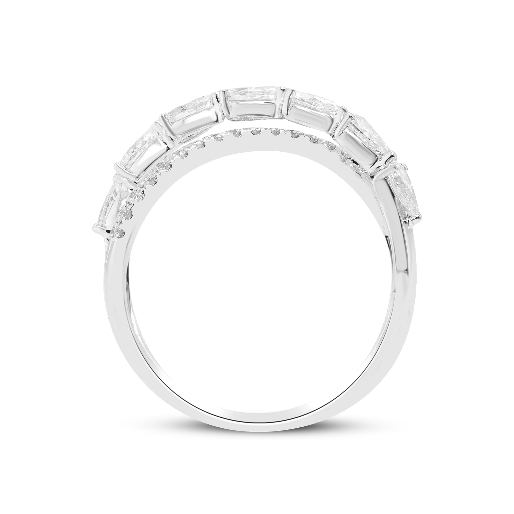 Merged in Grace – 18K White Gold Diamond Ring