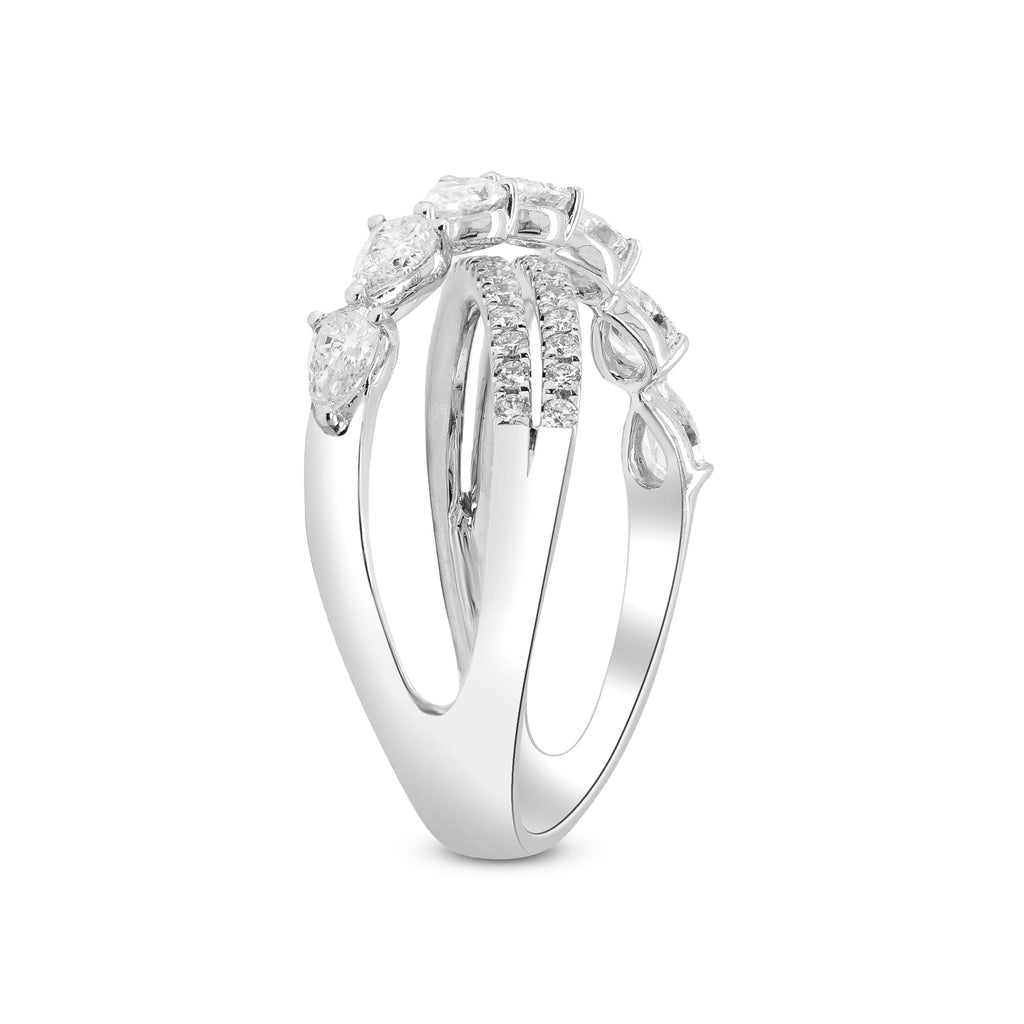 Merged in Grace – 18K White Gold Diamond Ring