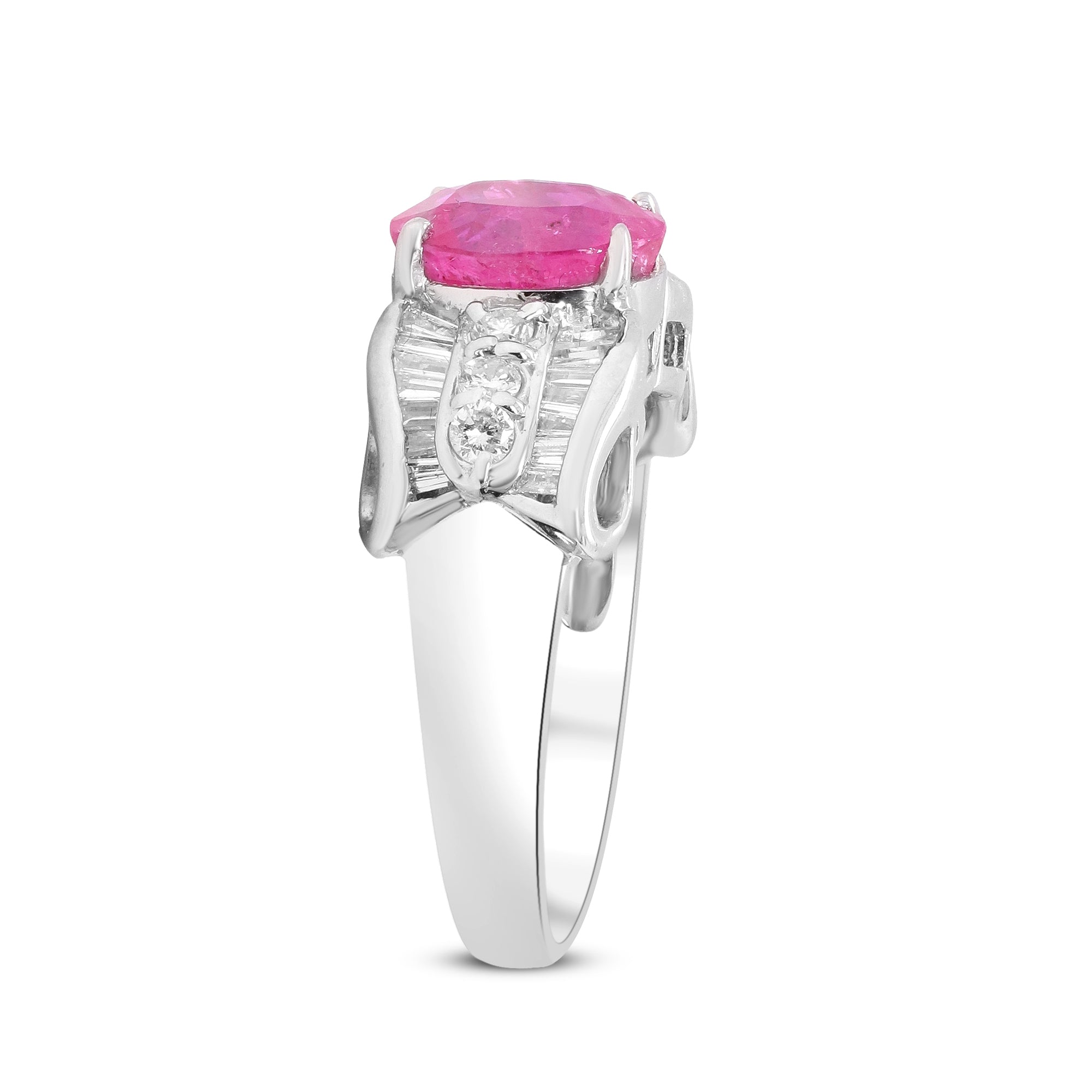 A Fire Meant to Last – Platinum Ruby & Diamond Ring