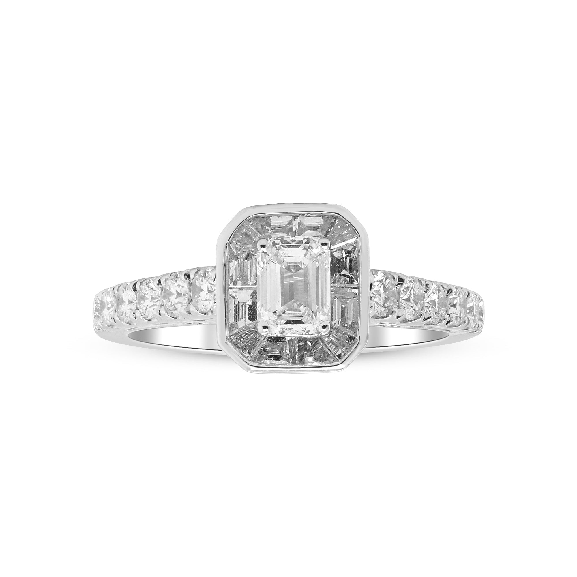 A Love Defined by Clarity – Platinum Diamond Ring