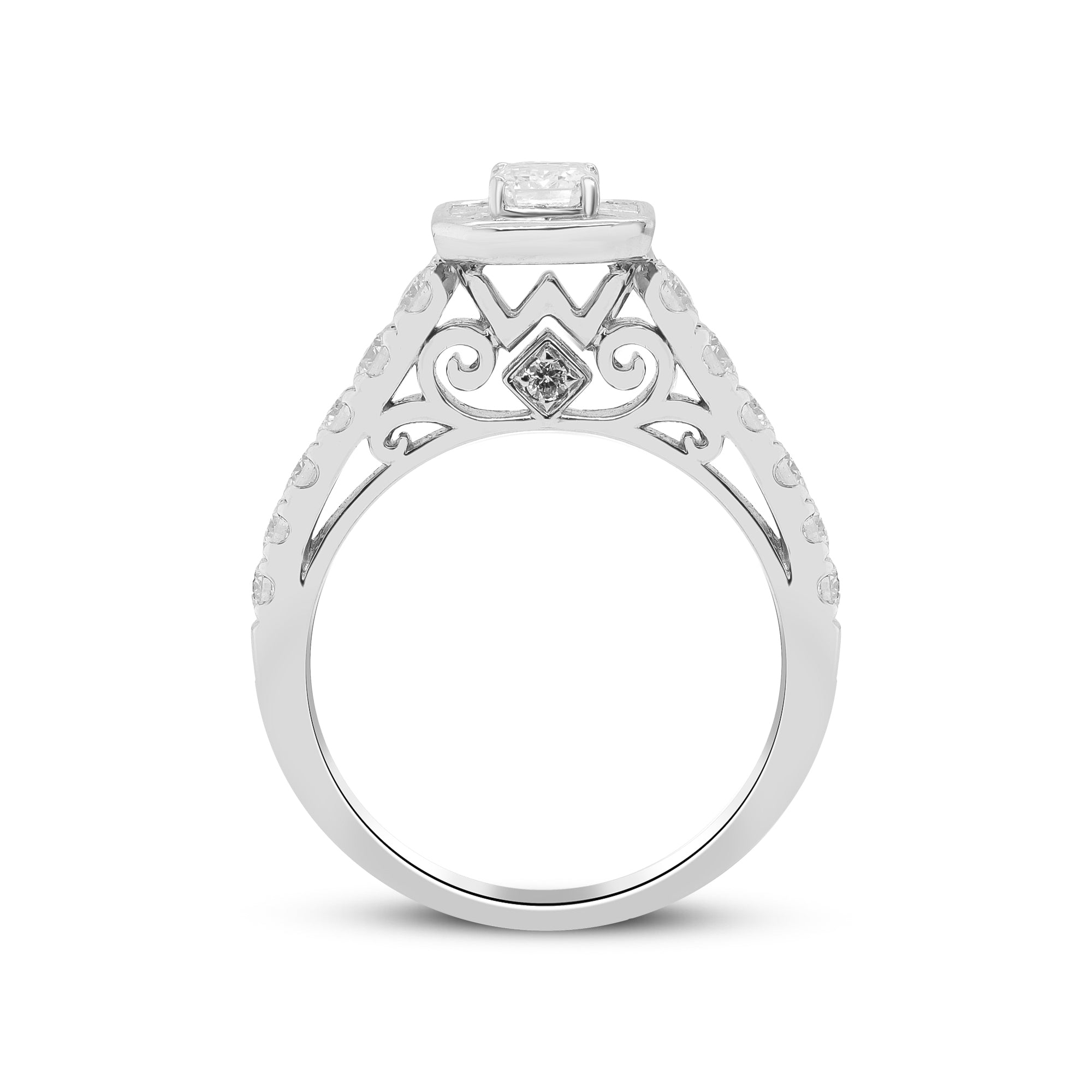 A Love Defined by Clarity – Platinum Diamond Ring
