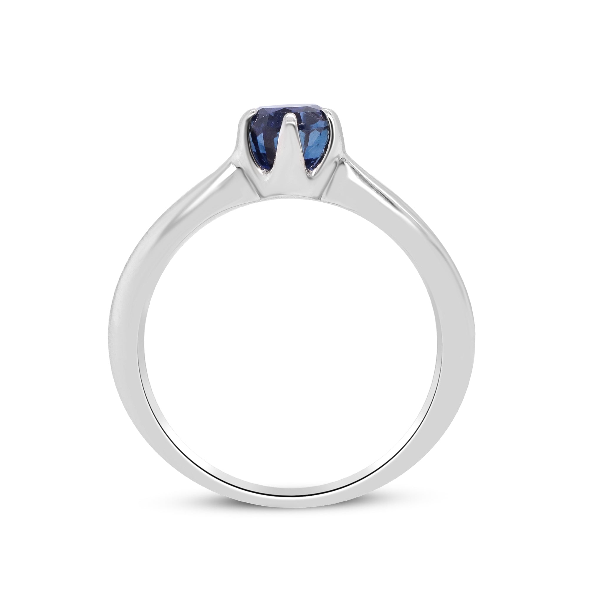 Where Forever Begins – Platinum Blue Sapphire Ring
