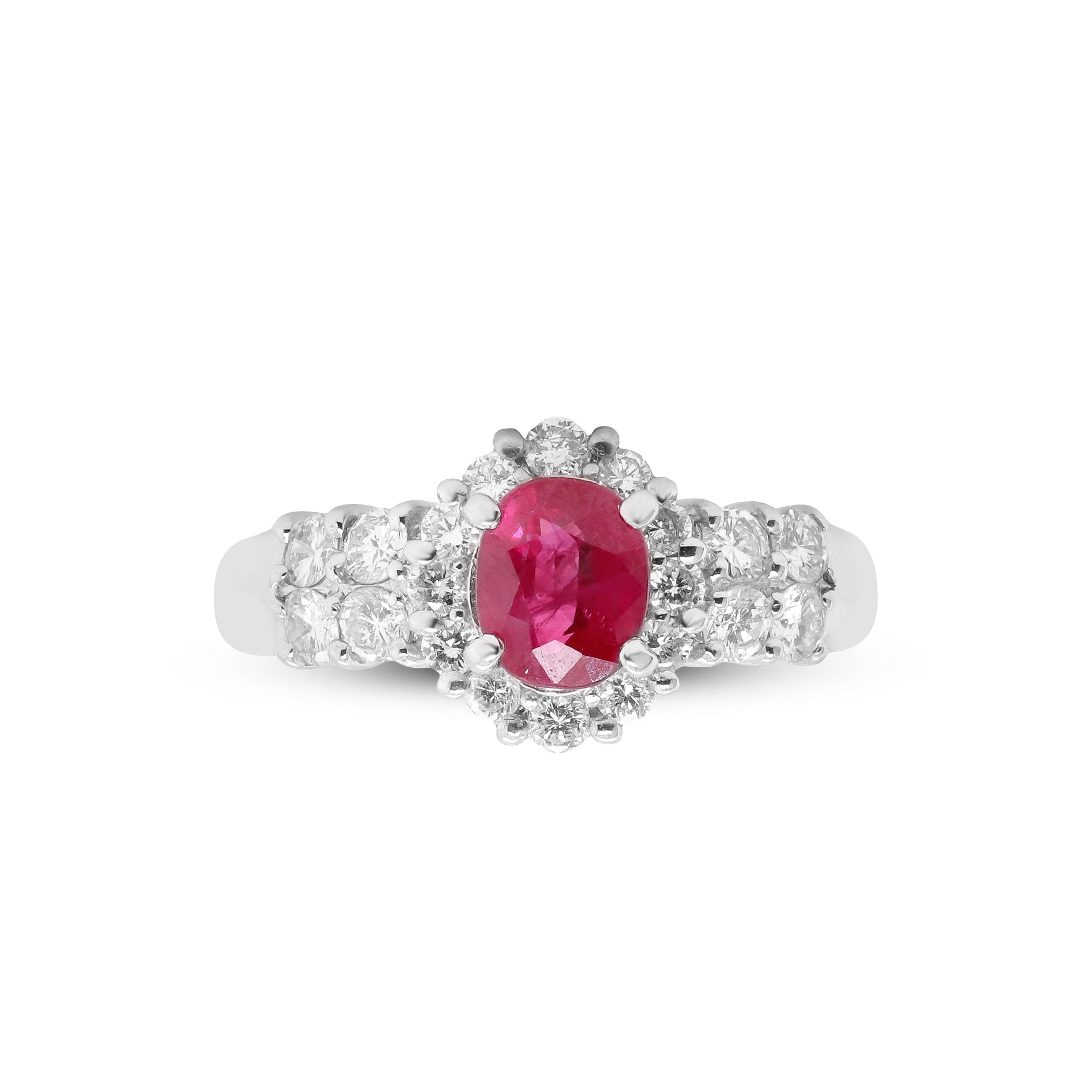 The Essence of Desire – Platinum Ruby & Diamond Ring