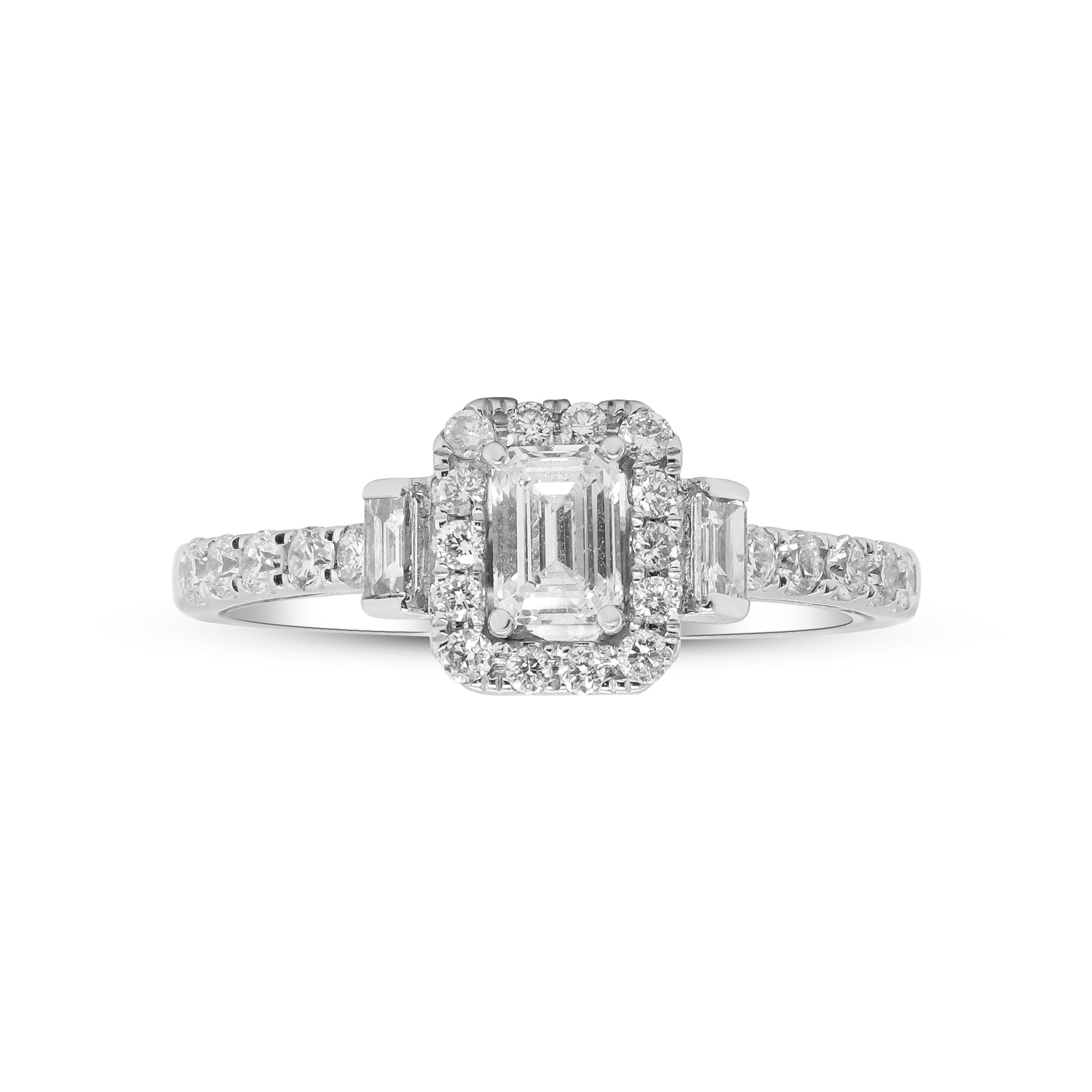 A Promise in Every Sparkle – 14K White Gold Diamond Ring