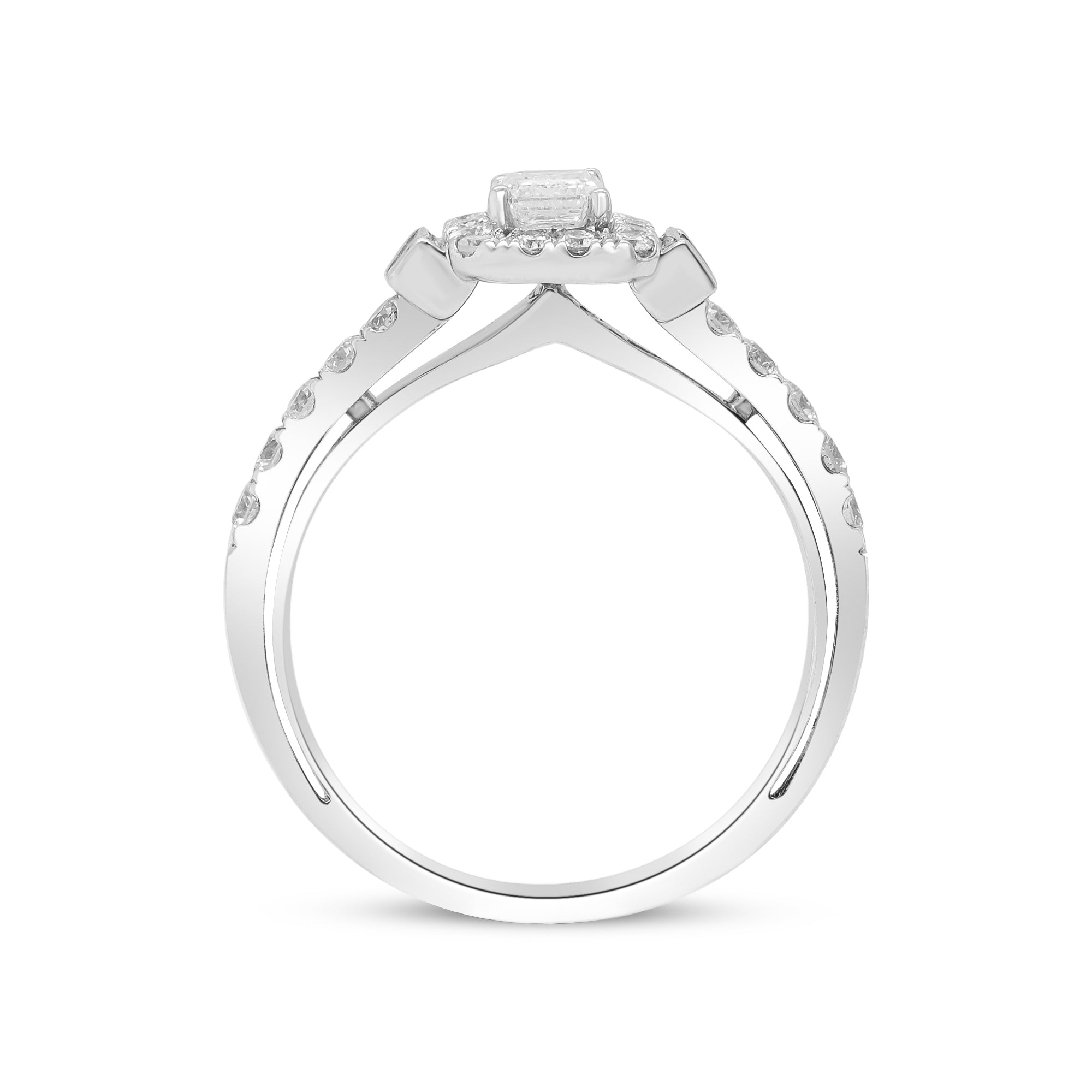 A Promise in Every Sparkle – 14K White Gold Diamond Ring