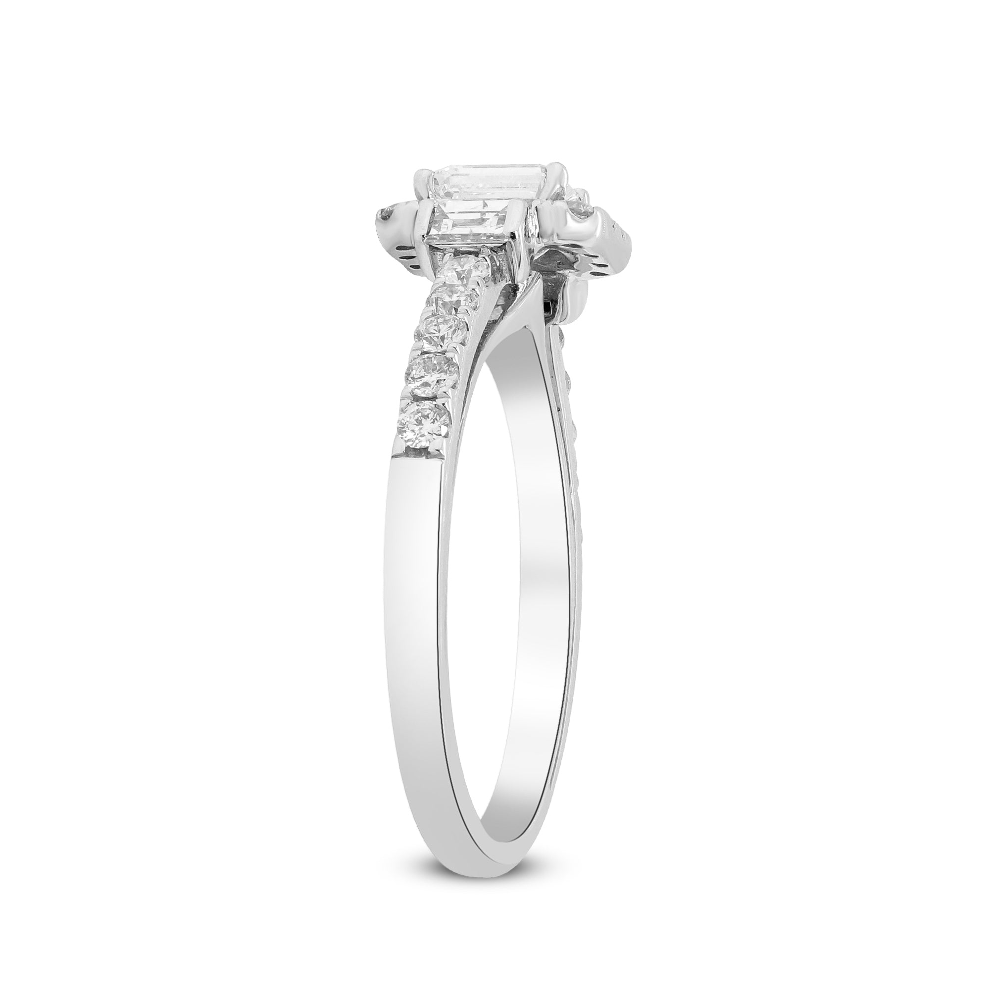 A Promise in Every Sparkle – 14K White Gold Diamond Ring