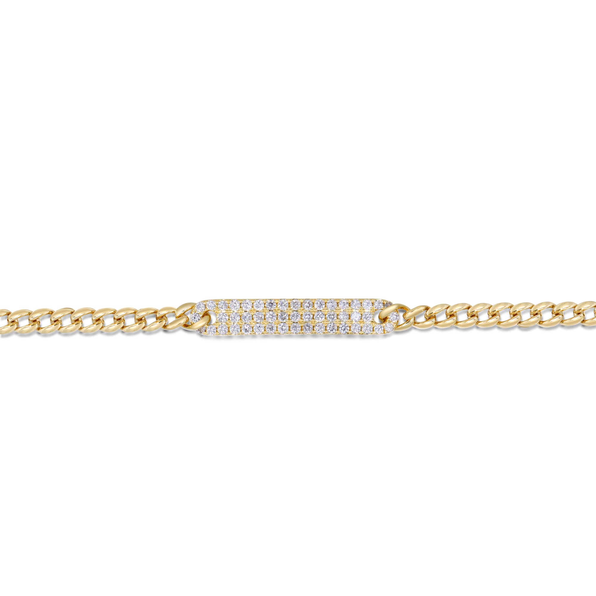 Whispers of Forever – 14K Yellow Gold Diamond Bracelet