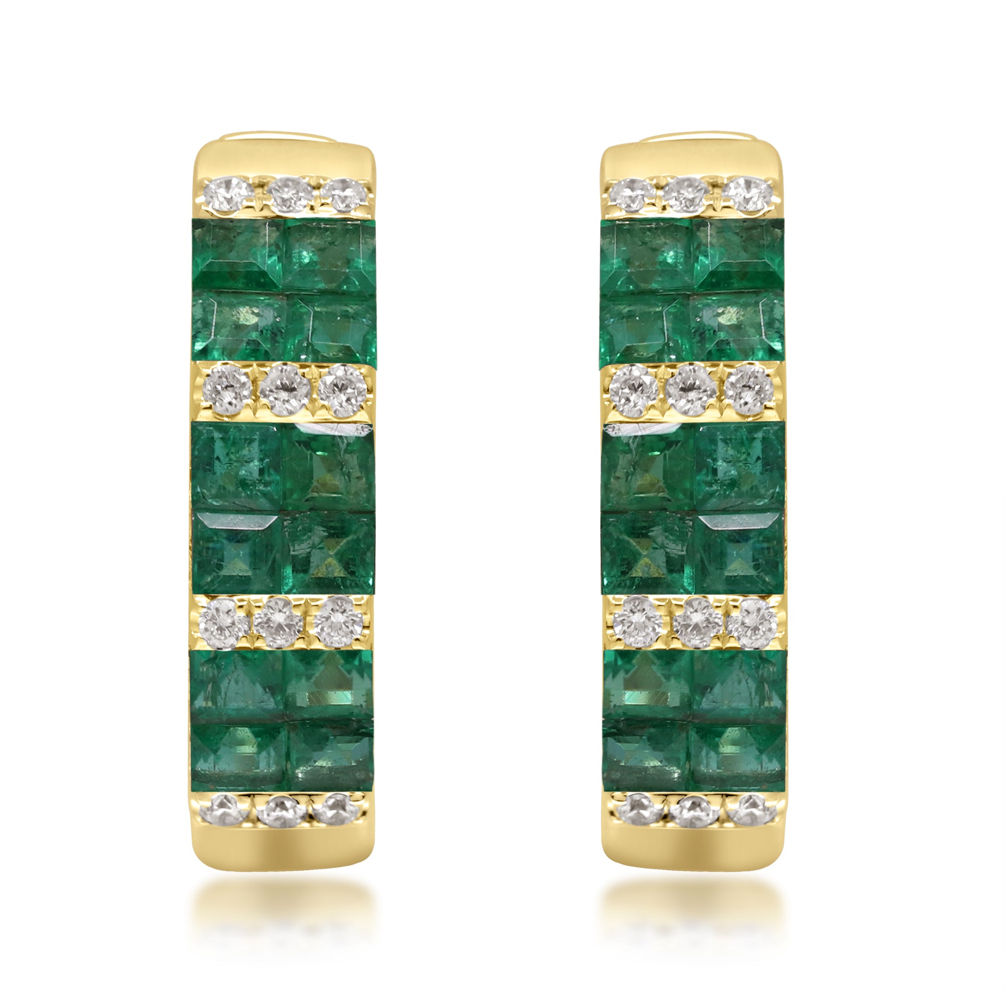 Verdant Vows – 14K Yellow Gold Tsavorite Earrings